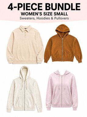 4 Women’s Sweaters Hoodies & Pullovers Bundle